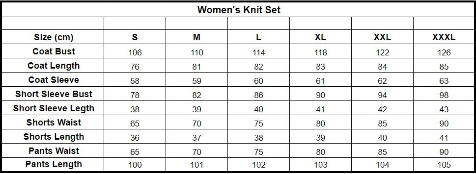 Women's Knit Set