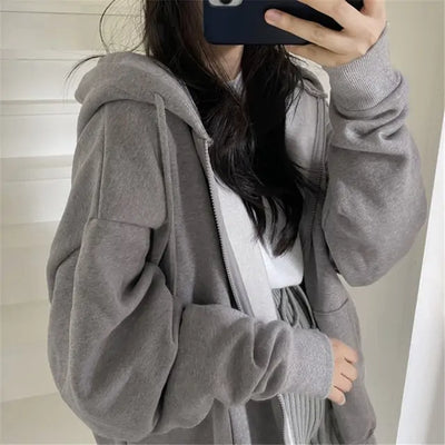 Grunge Goth Winter Hooded Jackets